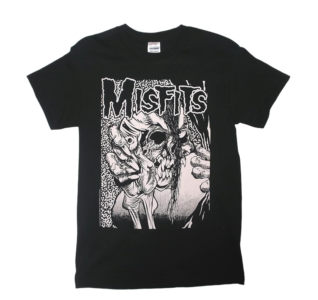 00s MISFITS ミスフィッツ ブラック 黒 両面プリント Tシャツ 00s MISFITS ミスフィッツ ブラック 黒 両面プリント Tシャツ